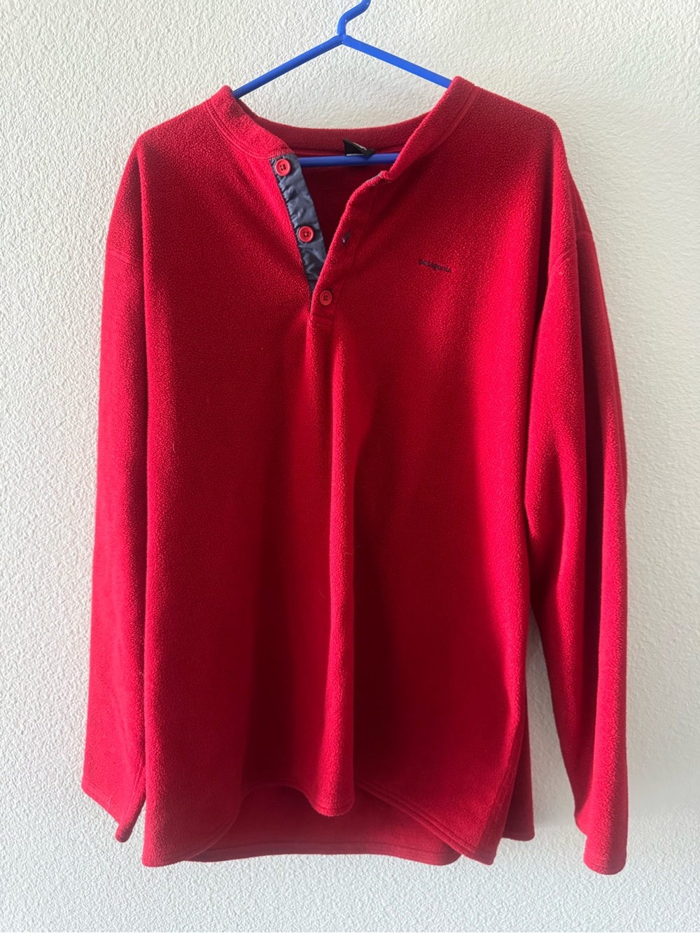 Vintage Patagonia Fleece Red Pullover 2XL